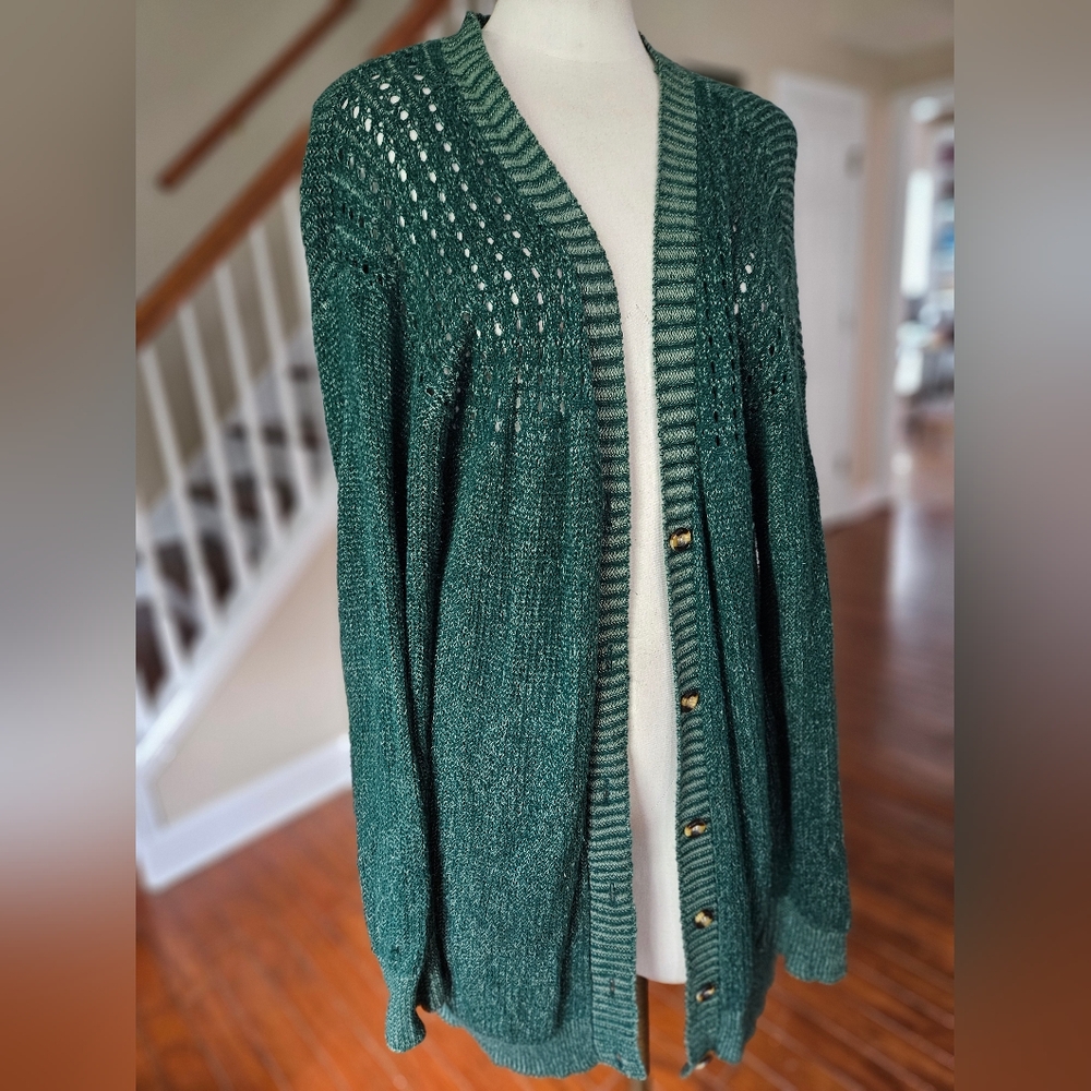 EUC Alya Knit Cardigan with Buttons